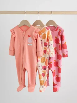 Next - Lot de 3 dors-bien zippés bidirectionnels (0-2ans) Fruits d'automne Best