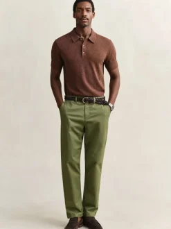 Gant Pantalon chino Extensible Coupe classique Sale