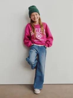Gap - Jean à taille haute Stride à jambe large (5-13ans) Best