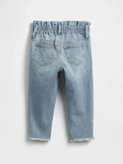 Gap Jean mom en coton extensible à enfiler (0mois à5ans) Clearance