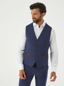 Skopes Gilet de costume Guildford Soft Touch à carreaux Hot