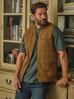 Fat Face Gilet en toile FatFace Outlet