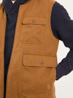 Fat Face Gilet en toile FatFace Outlet