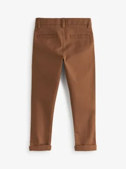 Next - Pantalon chino extensible (3-17ans) Gingembre/ Marron fauve New