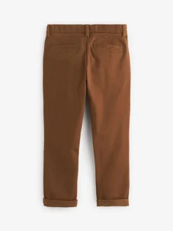 Next - Pantalon chino extensible (3-17ans) Gingembre/ Marron fauve Discount