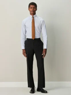 Next Gingham gris - Chemise habillée à manches longues riche en coton Discount