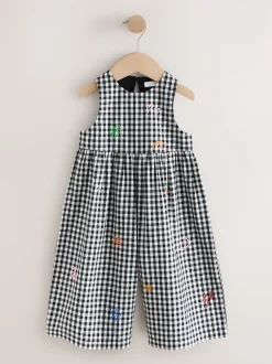 Next Gingham noir/blanc - Combinaison sans manches (3mois à7ans) Best