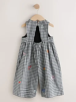 Next Gingham noir/blanc - Combinaison sans manches (3mois à7ans) Best