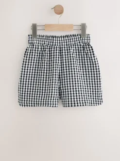 Next Gingham noir/blanc - Short à enfiler (3-16ans) Discount