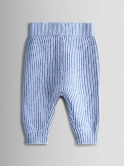 Jojo Maman Bébé Girafe bleu pâle - Ensemble haut et bas en maille Clearance