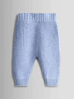 Jojo Maman Bébé Girafe bleu pâle - Ensemble haut et bas en maille Clearance