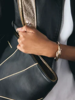 Rockett St George Grand sac cabas Or New