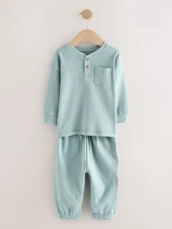 Next grand-père côtelé Noir/Gris - Lot de 3 pyjamas oversize (9mois-12ans) Online