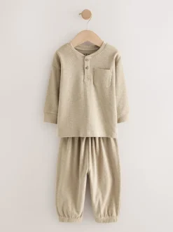 Next grand-père côtelé Noir/Gris - Lot de 3 pyjamas oversize (9mois-12ans) Online