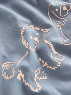 Next Graphique de chien - T-shirt surdimensionné 4 Pack (3-16ans) Clearance