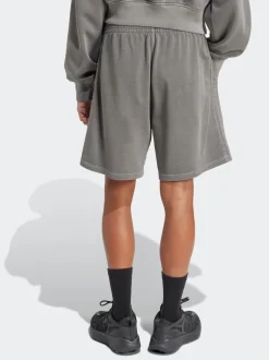 adidas Gris - All SZN French terry délavé 100% coton 8 pouces New