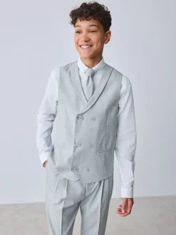 Baker by Ted Baker Gris - ensemble gilet, chemise et cravate Clearance