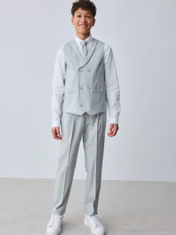 Baker by Ted Baker Gris - ensemble gilet, chemise et cravate Clearance