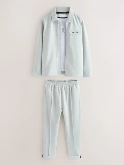 Baker by Ted Baker Gris - ensemble 3 pièces T-shirt, veste et pantalons texturés New