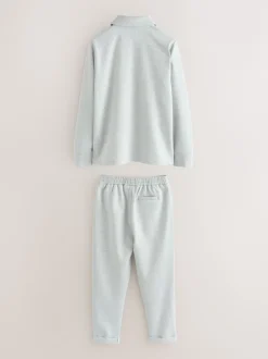 Baker by Ted Baker Gris - ensemble 3 pièces T-shirt, veste et pantalons texturés New