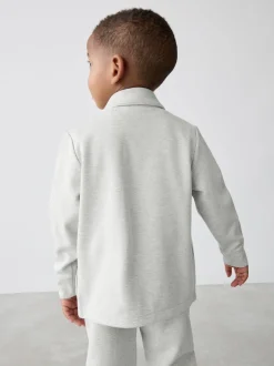 Baker by Ted Baker Gris - ensemble 3 pièces T-shirt, veste et pantalons texturés New