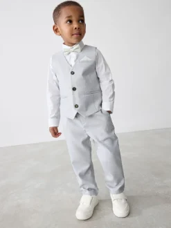 Baker by Ted Baker Gris - Ensemble Gilet Chemises et Pantalons Sale