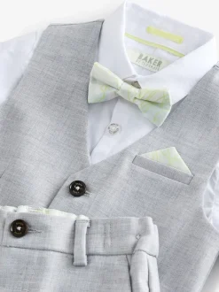 Baker by Ted Baker Gris - Ensemble Gilet Chemises et Pantalons Sale