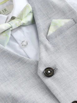 Baker by Ted Baker Gris - Ensemble Gilet Chemises et Pantalons Sale