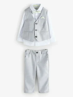 Baker by Ted Baker Gris - Ensemble Gilet Chemises et Pantalons Sale