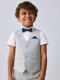 Baker by Ted Baker Gris - Ensemble chemise, gilet et short Sale