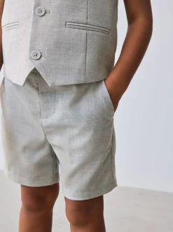 Baker by Ted Baker Gris - Ensemble chemise, gilet et short Sale