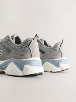 Next Gris - Baskets à lacets New