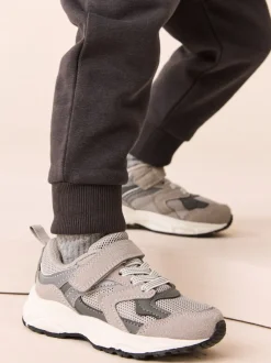 Next Gris - Baskets à lacets élastiques à fermeture tactile Hot
