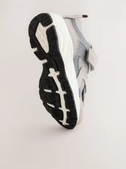 Next Gris - Baskets à lacets élastiques à fermeture tactile Hot