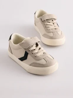 Next - Baskets à lacets élastiques à fermeture tactile Gris Clearance