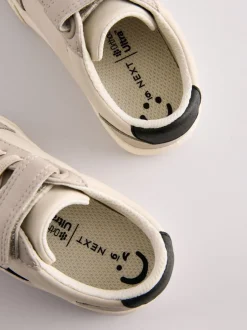 Next - Baskets à lacets élastiques à fermeture tactile Gris Clearance