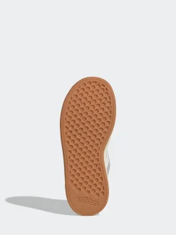 adidas - Baskets Grand Court 00s en daim et dentelle pour enfant Gris Discount