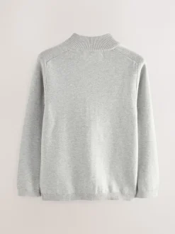 Next - Cardigan zippé en tricot (3-16ans) Gris Online