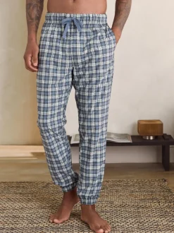 Next Gris à carreaux Grindle - Bas de pyjama Motionflex douillet à poignets Online