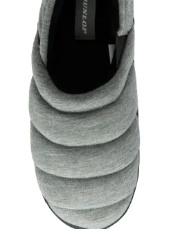 Dunlop Gris - Chaussons pleins en nylon Hot