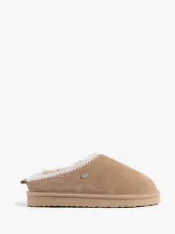 Just Sheepskin Gris - Chaussons Ladies Erin en peau de mouton Sale