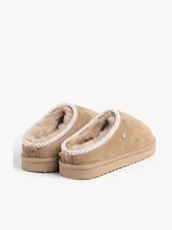 Just Sheepskin Gris - Chaussons Ladies Erin en peau de mouton Sale