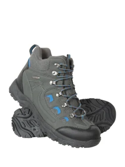 Mountain Warehouse - Chaussures de randonnée Adventurer imperméables pour homme Gris Outlet