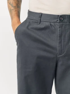 Next - Coupe ample - Pantalon chino stretch Gris Sale