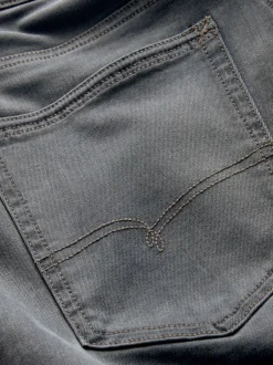 Next - Coupe fuselée régulière - Jean Motionflex Gris Discount