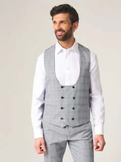 Skopes Gris - Croisée - Veste de costume Double boutonnage Scoop Anello New