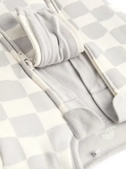 Next Gris à damier - 2.5 TOG Combinaison de nuit matelassée Bébé New