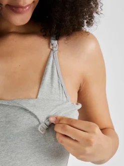 Jojo Maman Bébé Gris - Débardeur de maternité et d’allaitement Clearance