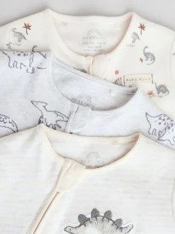 Next Gris - Dors-bien bébé 100% coton zippés en deux sens 3 Lot (0-2ans) Sale
