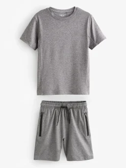 Next Gris - Ensemble t-shirt et short de sport (3-16 ans) Sale